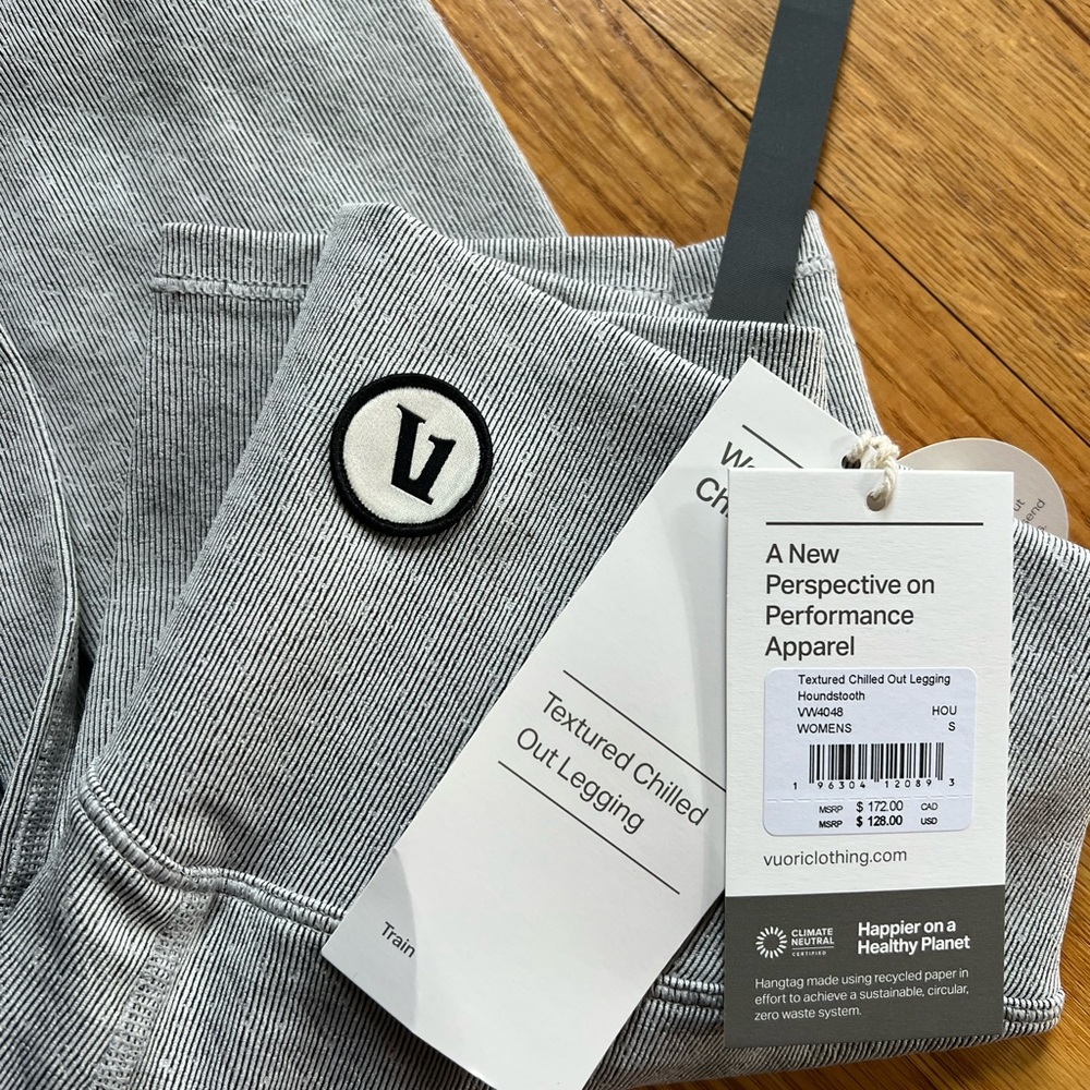 Vuori Textured Chilled Out Legging - Gray